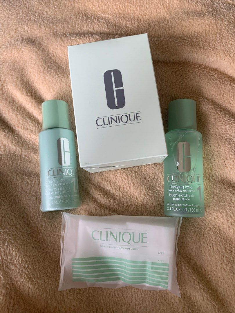 Clinique Clarifying Lotion Twice a Day Exfoliator 1 and 1.0 for Very