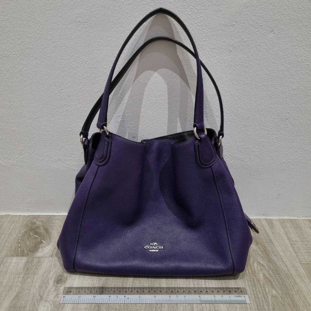 Purple sale coach handbag