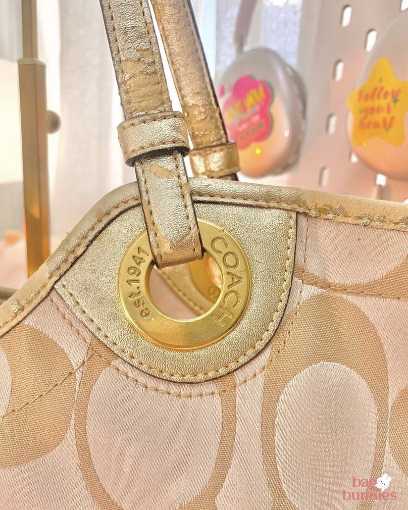 Light yellow 2025 coach purse