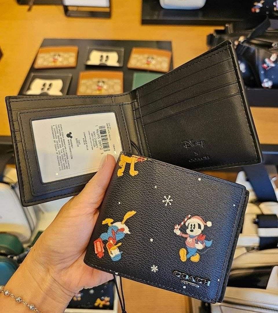 Disney x coach best sale wallet