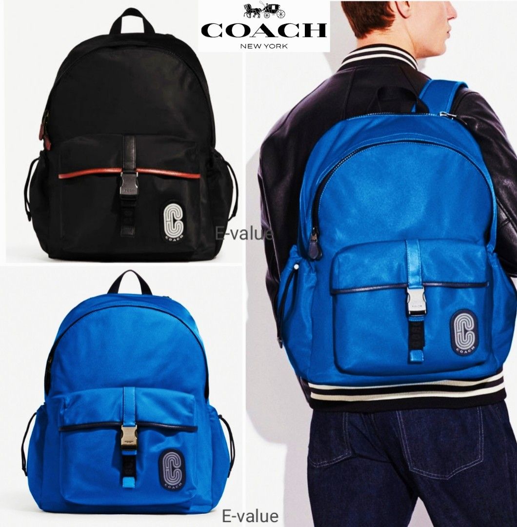 Coach Original Classic Black / Blue Collection MAX NYLON BACKPACK For Women / Men Come With Complete Set Suitable For Gift, Luxury, Bags & Wallets on Carousell Coach Original Classic Black / Blue Collection MAX NYLON BACKPACK For Women / Men Come With Complete Set Suitable For Gift, Luxury, Bags & Wallets on Carousell