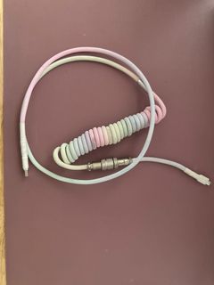 Coiled keyboard cable NEGOTIABLE TYPE C - for mechanical keyboard