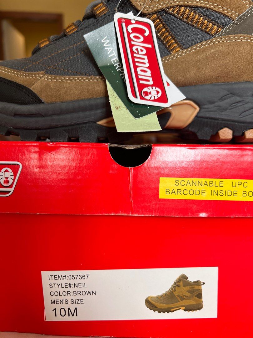 coleman men's hiking boots