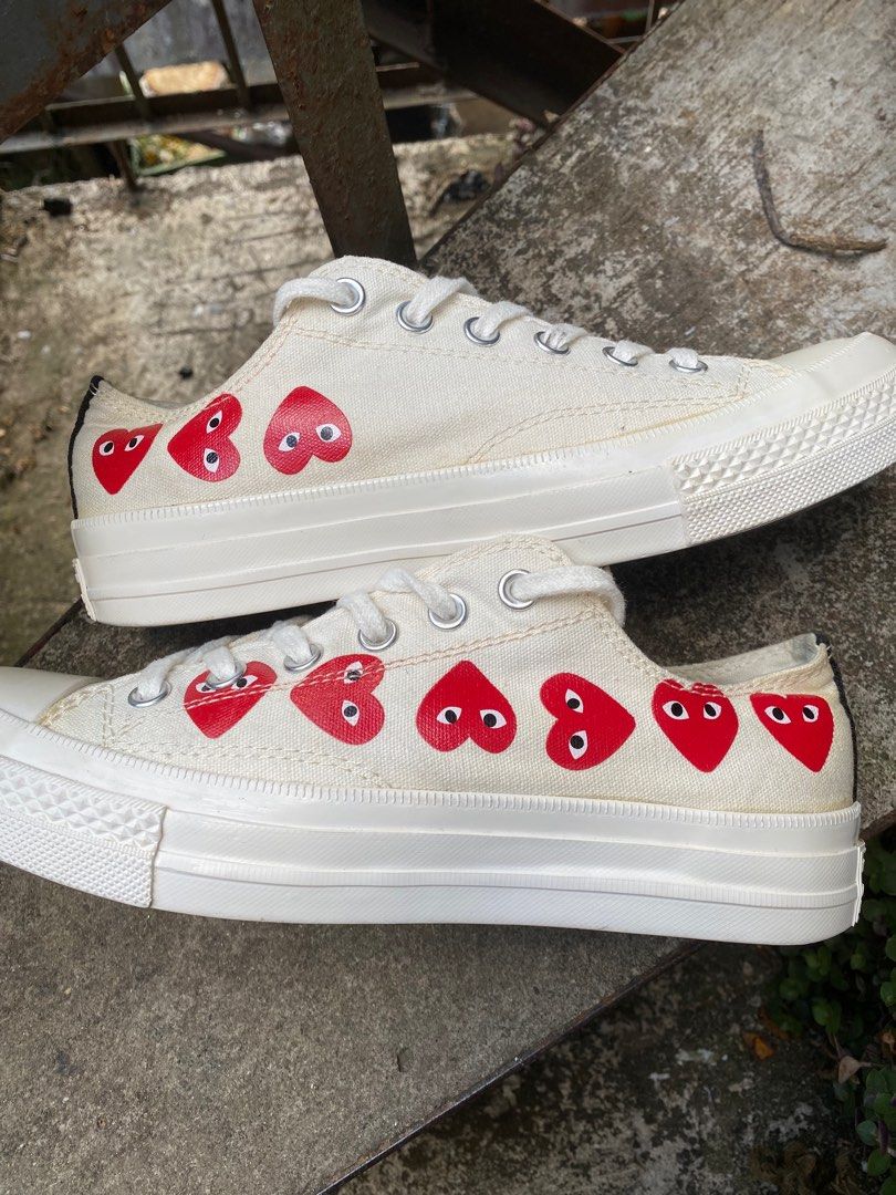 Converse x cdg clearance real vs fake