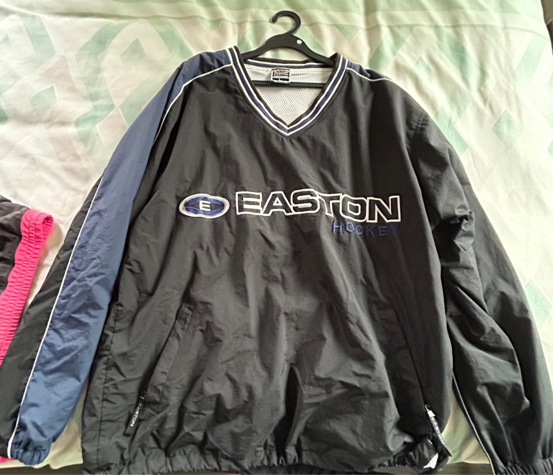 curated thrifted easton hockey windbreaker