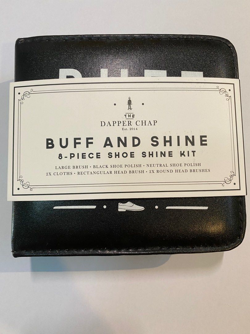Dapper chap on sale shoe shine kit