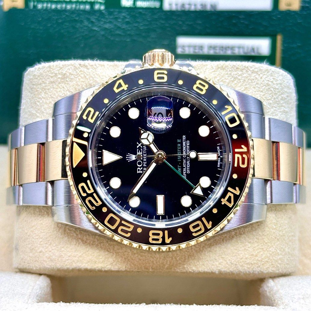 Gmt master ii half gold on sale