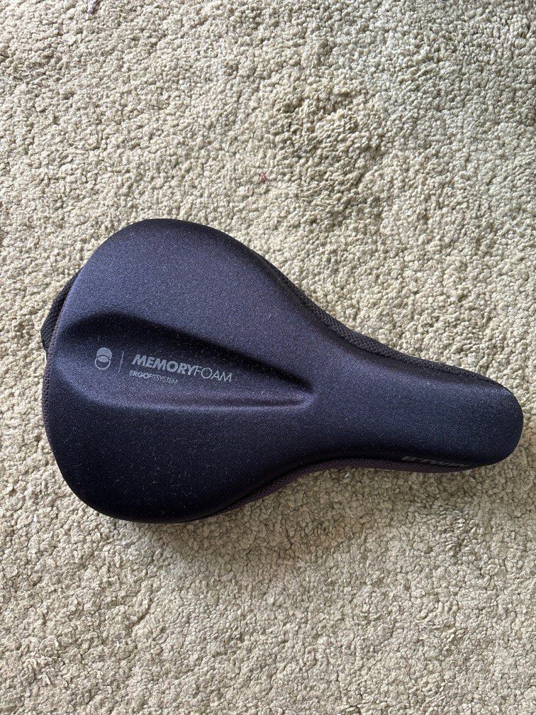 Decathlon Bicycle Saddle Cover Btwin Ergofit 500 L Black