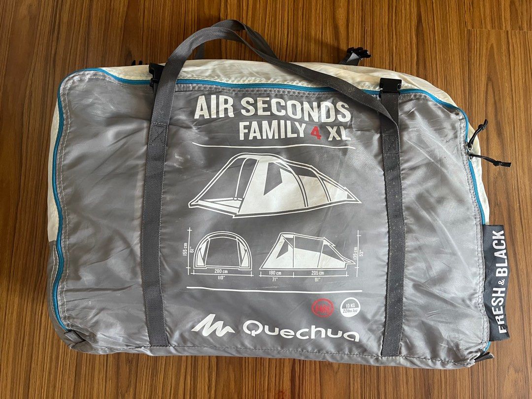 Quechua air seconds family 4 xl cheap