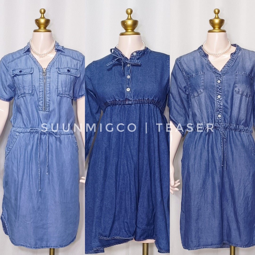 Denin Dresses, Women's Fashion, Dresses & Sets, Dresses on Carousell