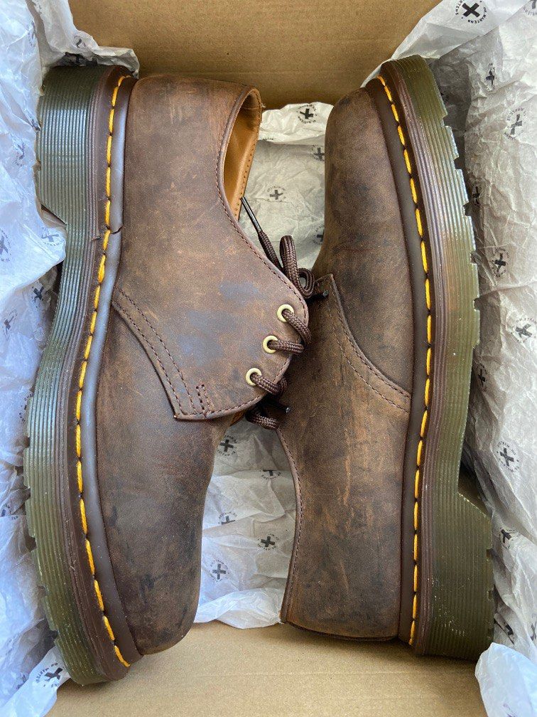 Dr martens 1461 gaucho crazy horse on sale