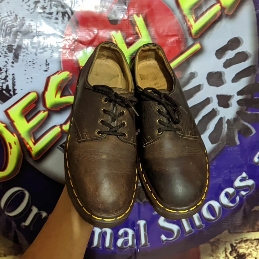 Sepatu Boots Cdc Martens 1561 Crazy Horse Army Sole (MIE), Fesyen