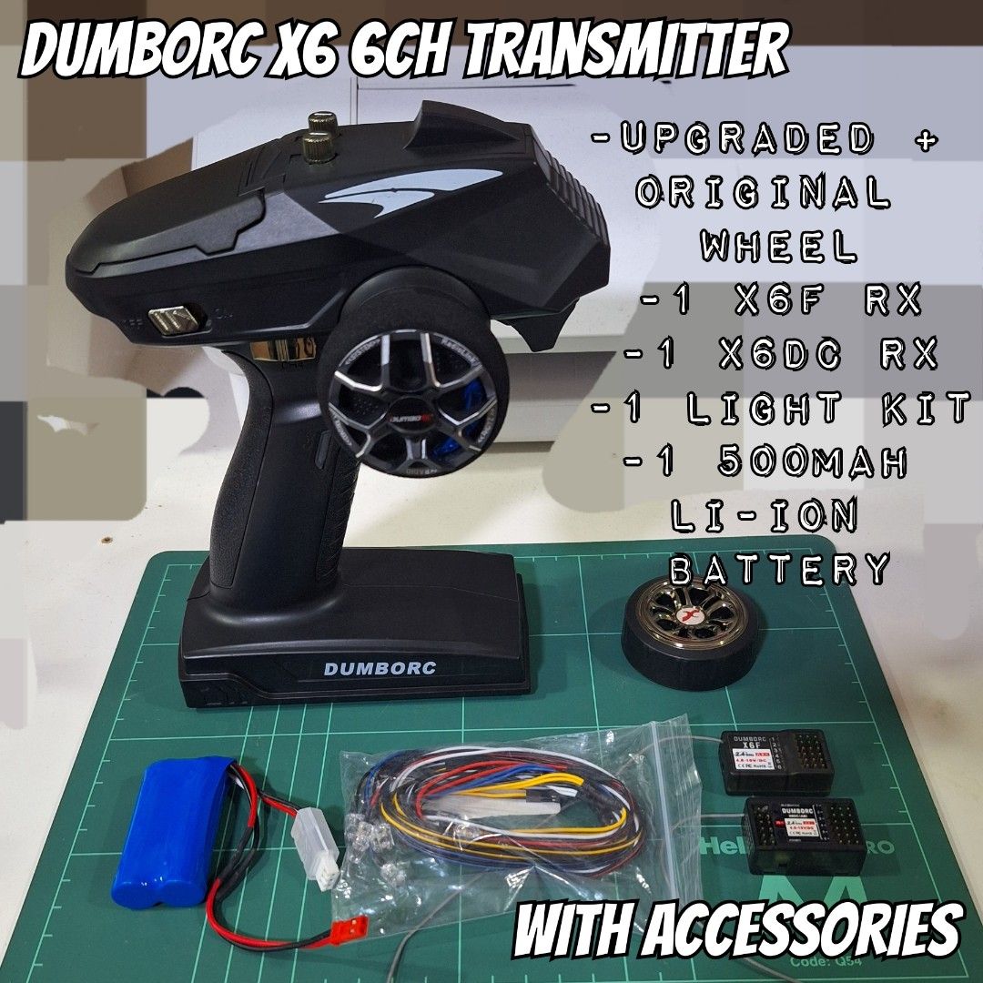 Dumborc x6 2.4 shop g 6ch transmitter