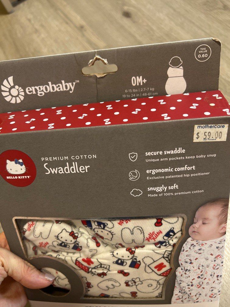 Ergobaby hello kitty swaddle shop