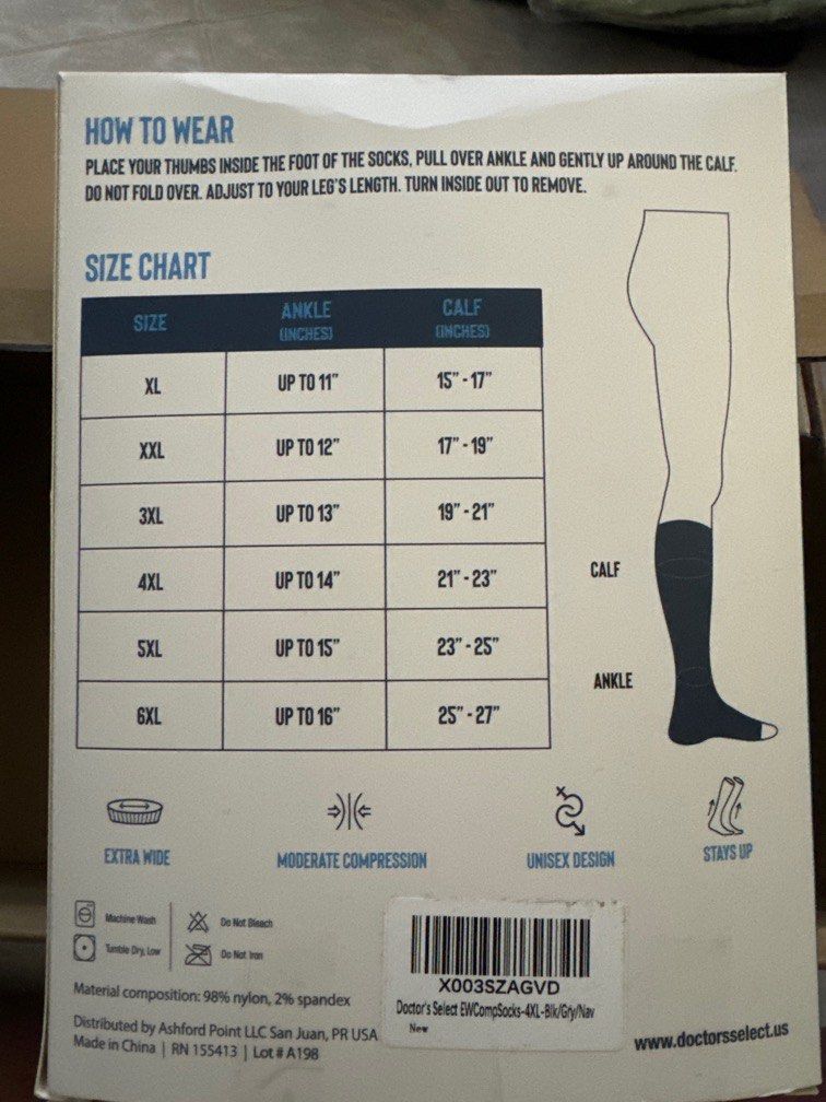 Wide calf compression hotsell