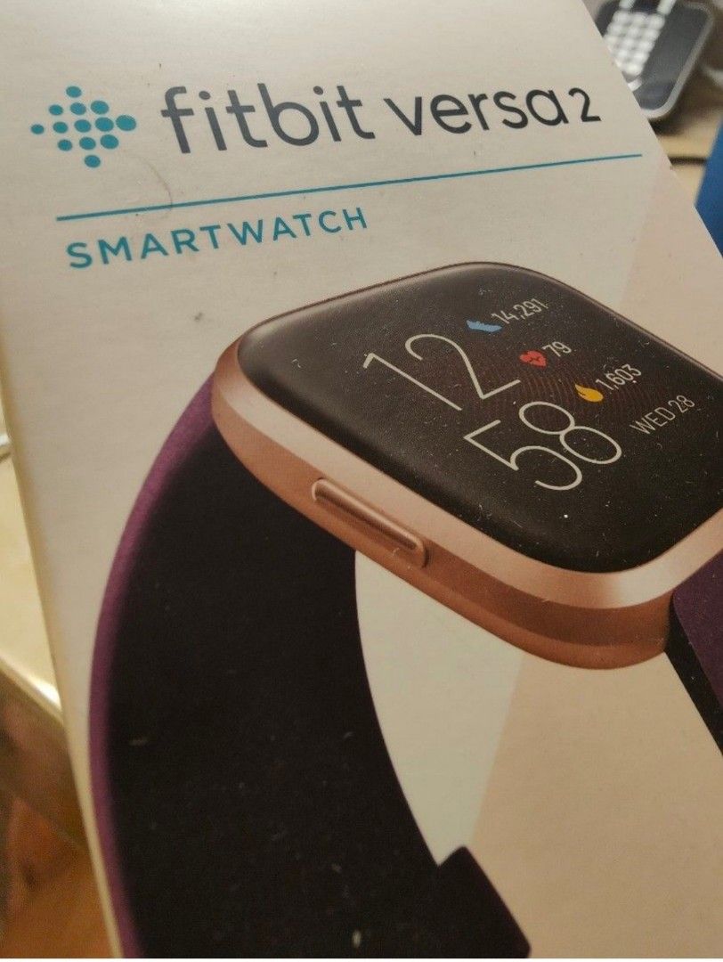 Fitbit versa 2 purple hot sale rose gold