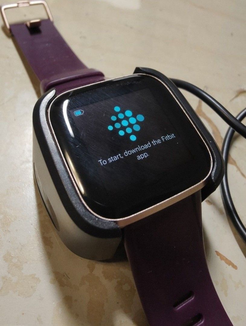 Fitbit versa straps rose gold shop