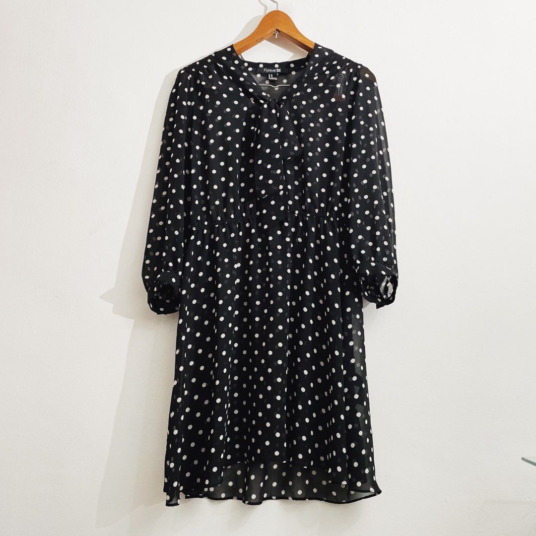 Forever21 Polka Dot Dress (Chiffon), Women's Fashion, Dresses & Sets, Dresses on Carousell Forever21 Polka Dot Dress (Chiffon), Women's Fashion, Dresses & Sets, Dresses on Carousell