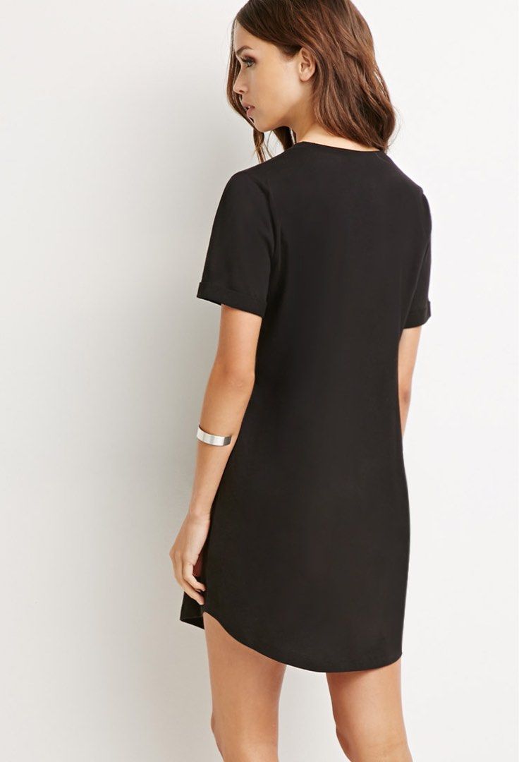 Forever 21 black hotsell t shirt dress