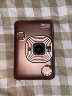 FUJIFILM INSTAX Mini LiPlay Hybrid Instant Camera | Rose Gold