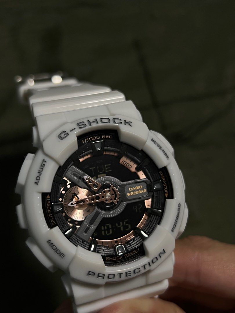 G shock ga 110 white rose gold sales