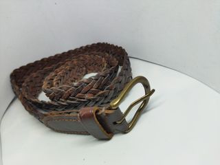 Genuine leather braided Belt