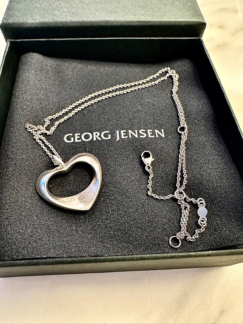 Georg jensen heart discount necklace