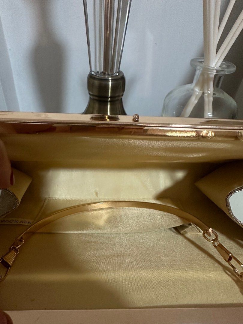 Champagne clutch shop