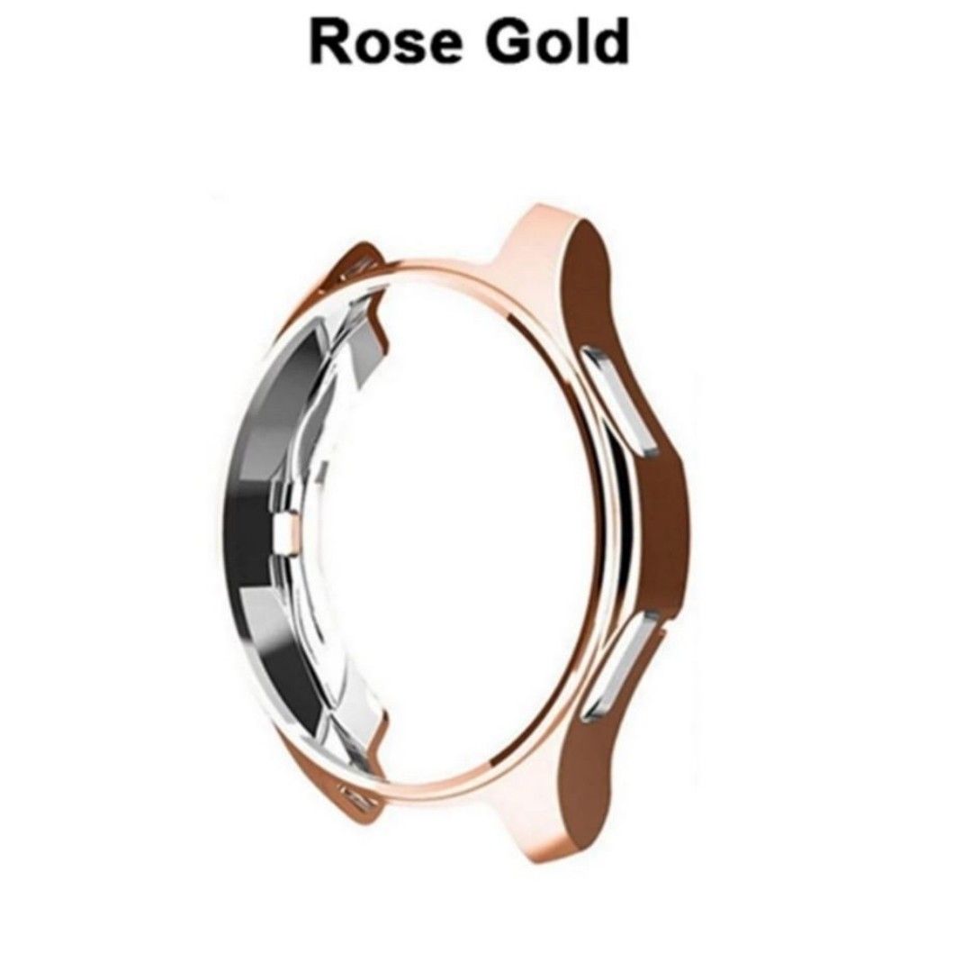 Glossy Rose Gold Protective TPU Cover For Samsung Gear S3 Frontier