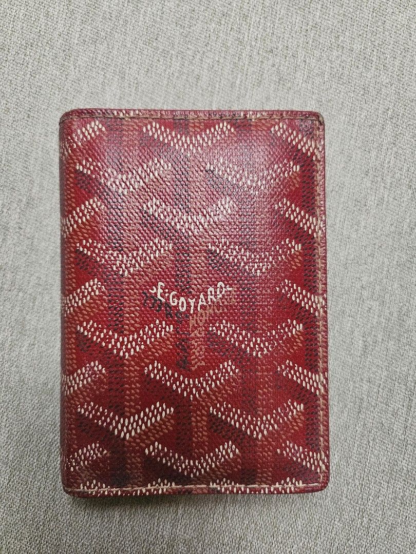 Goyard Saint Marc Card Wallet Red Luxury Bags Wallets on