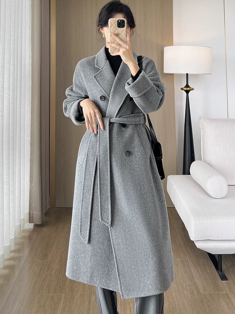 Full length hotsell grey coat