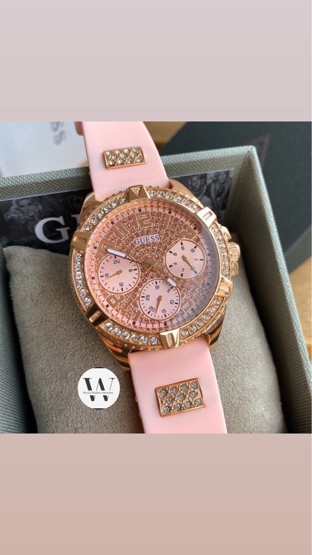 Guess Lady Frontier Quartz Crystal Ladies Watch W1160L5 Women s