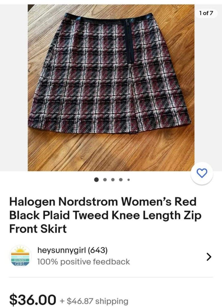 Halogen plaid tweed pencil skirt clearance