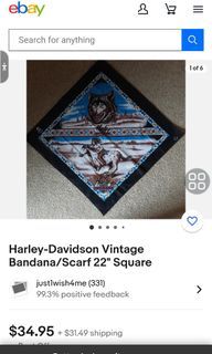 Harley davidson vintage BANDANA