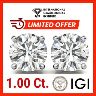 Certified diamond earrings new arrivals sale