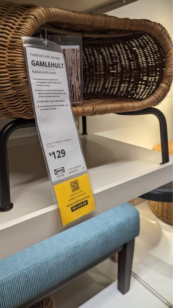 Rattan Ikea Stool Storage Tolkning Bench With Storage Handmade