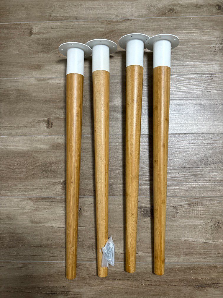 IKEA legs (for any table top,model HILVER), Furniture & Home Living