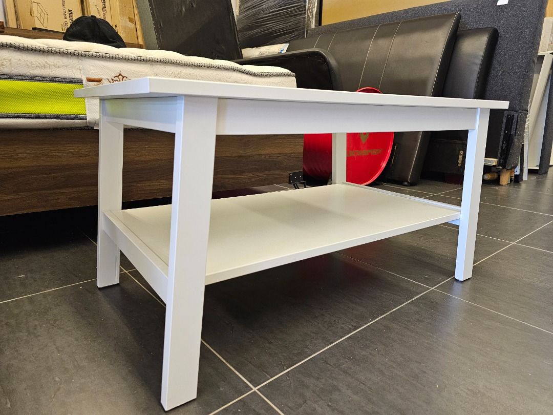 IKEA LUNNARP Coffee table, white, Meja Kopi IKEA LUNNARP, putih