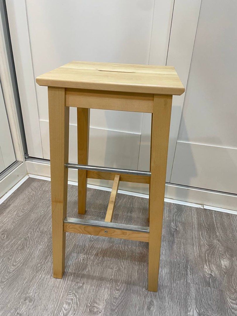 Ikea wooden bar hotsell stool