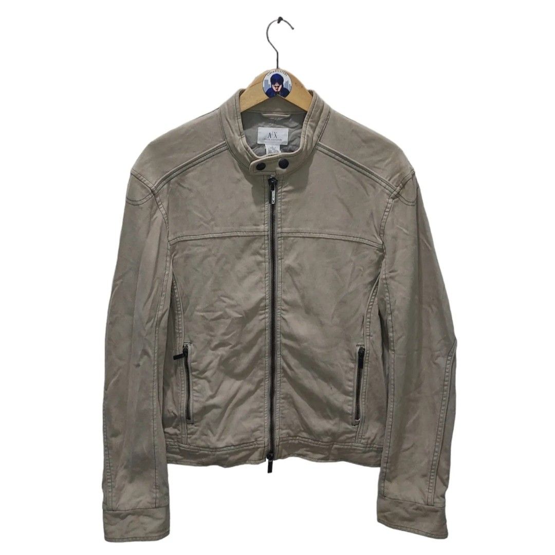 Jaket armani exchange riders nubuck