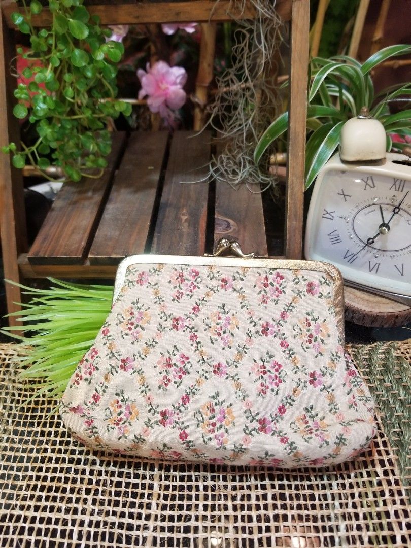Vintage floral purse shop