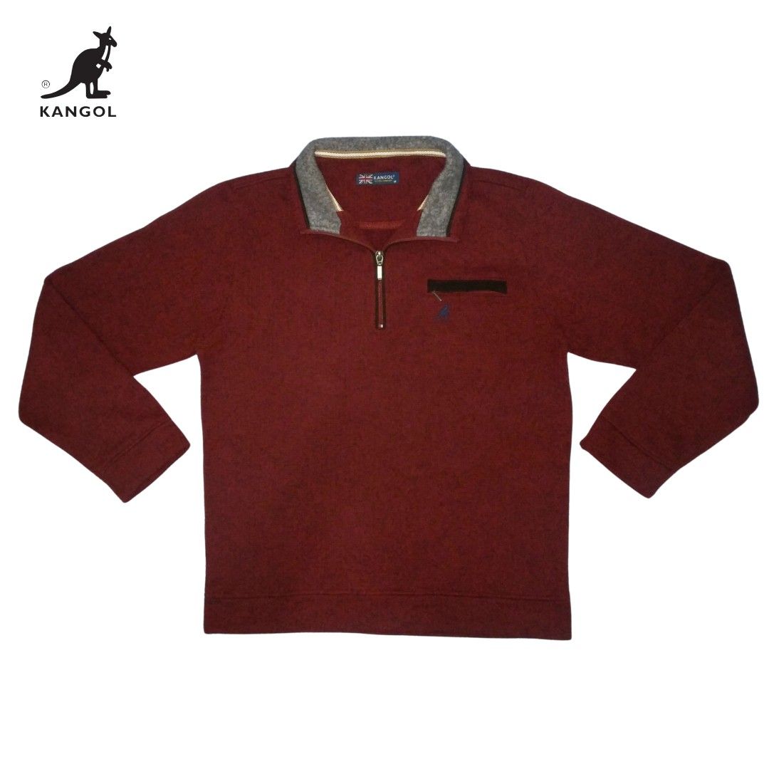 Kangol half zip jacket mens shop