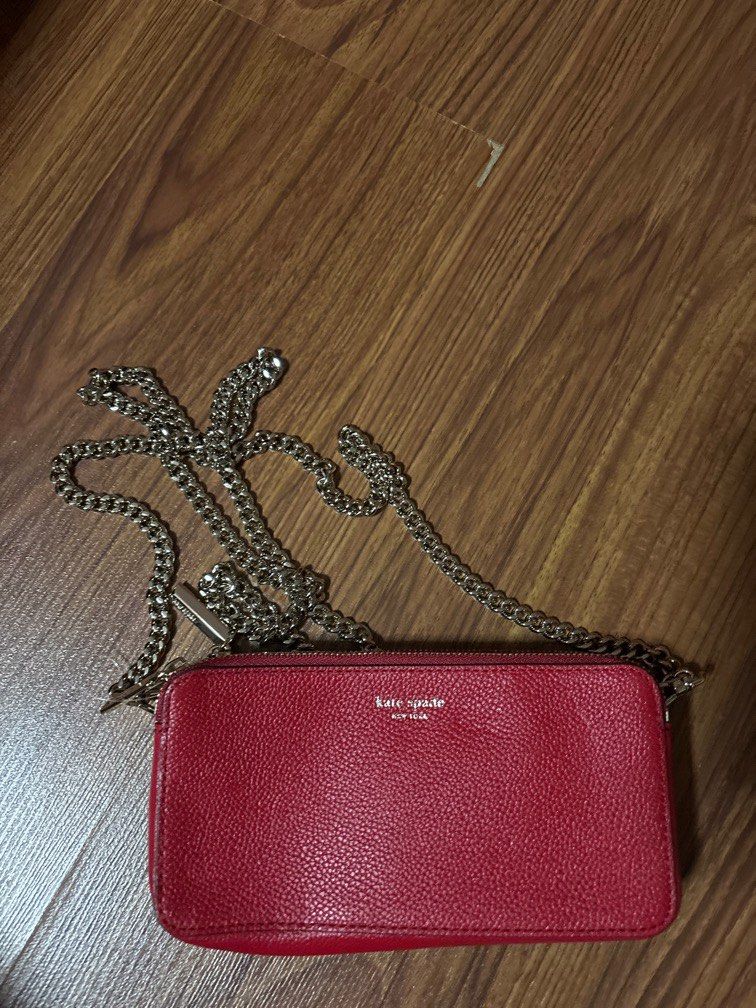 Kate spade red shoulder bag