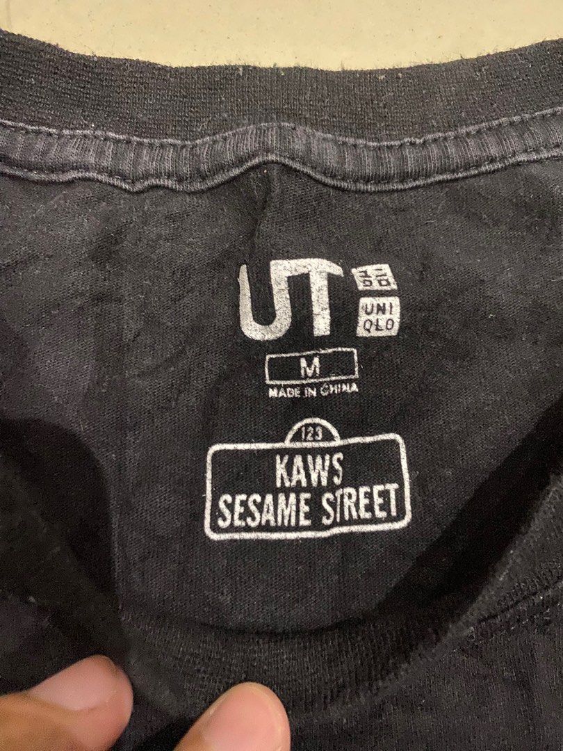 KAWS UNIQLO SHIRT (Category: Tshirts & Polo Shirts ) located in Polangui. Submitted by judeeey (Listing ID 1278962699, Image 2). Description: Kaws x Sesame Street x Uniqlo 19x25 issue: need wash Item is thrifted, manage your expectations Payment via gcash, shipping thru JNT EXPRESS location Polangui Albay.