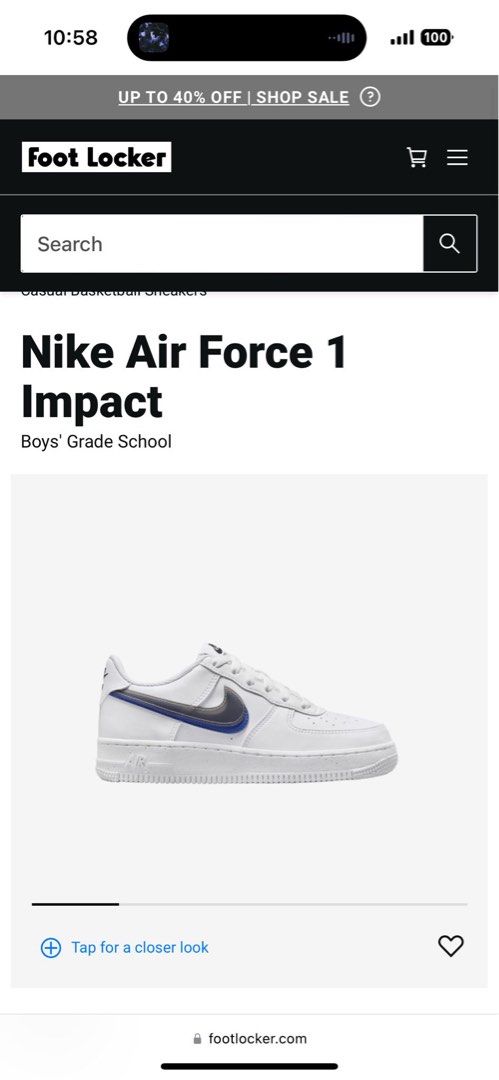 Kids Nike Air Force 1 Impact Luxury Sneakers Footwear on Carousell