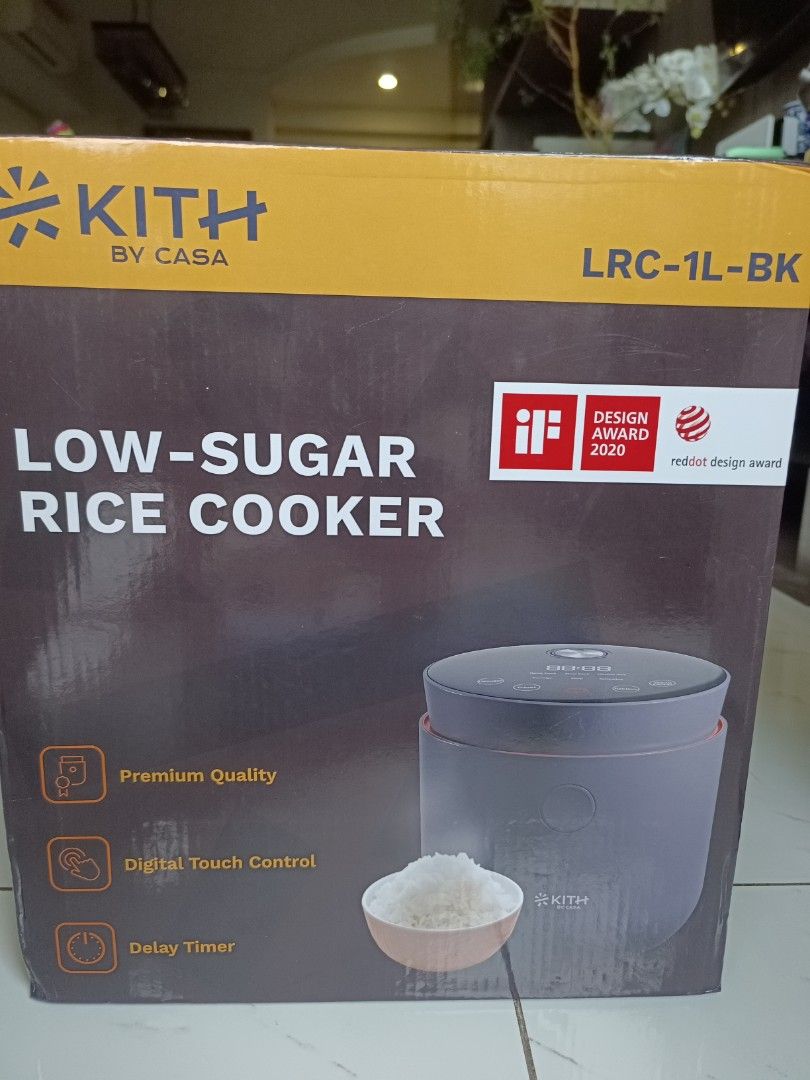 KITH BY CASA lowsuger rice cooker, TV & Home Appliances, Kitchen