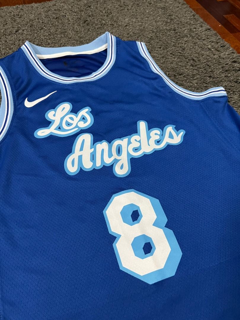 Kobe Bryant 8 Los Angles Lakers Blue Men s Fashion Activewear
