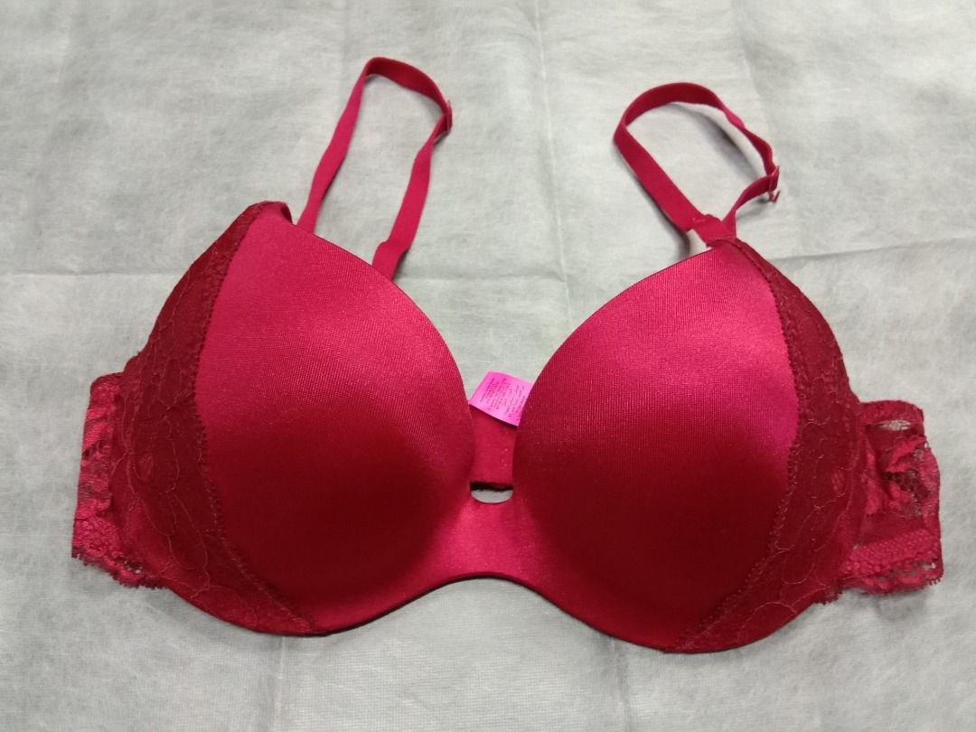 Victoria's Secret, Intimates & Sleepwear, Victorias Secret Red Lace Bombshell  Bra 34b