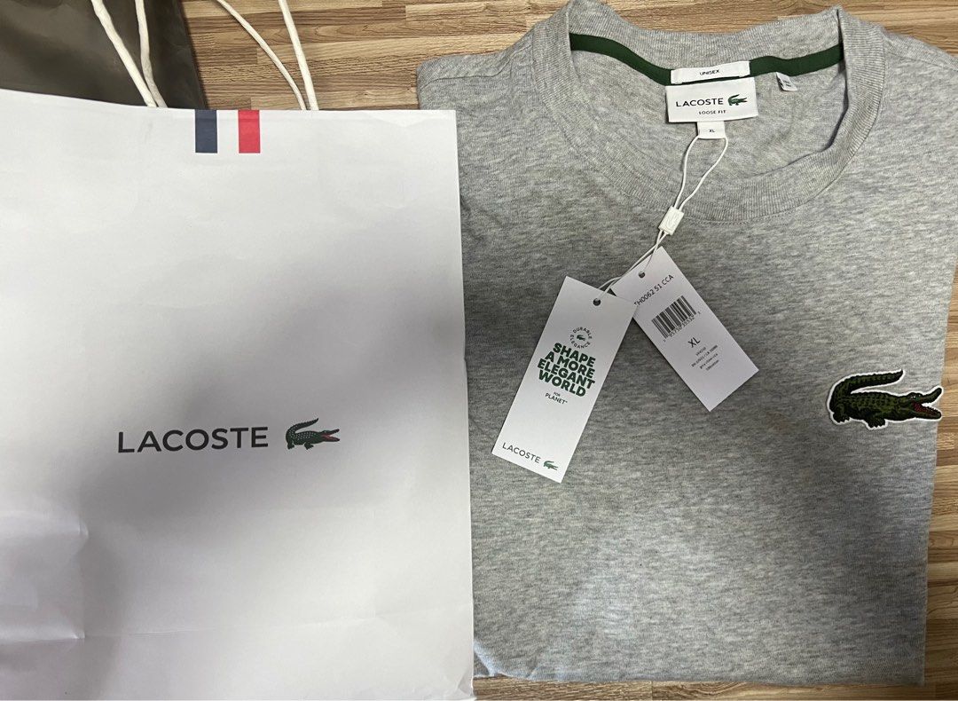Unisex Loose Fit Large Croc Organic Heavy Cotton T-Shirt