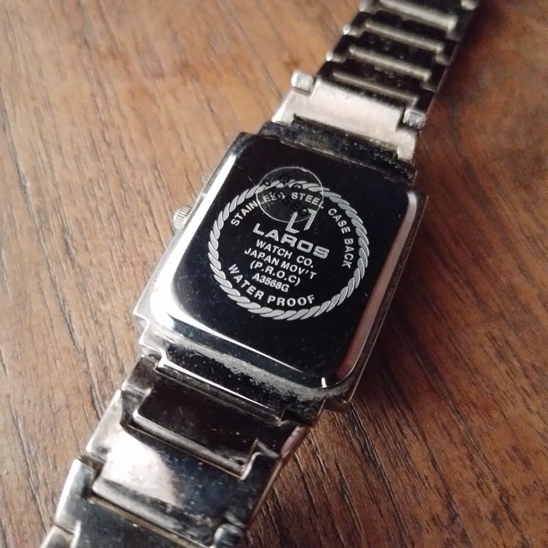 Laros Watch Co. Japan Mov t P.R.O.C A3568G Water Proof Quartz Watch